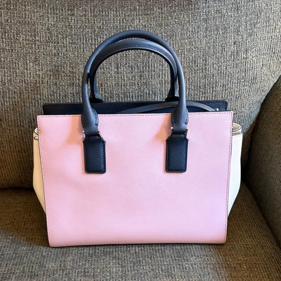 Kate Spade Periwinkle and Navy Cameron Medium Satchel - Picture 5 of 7